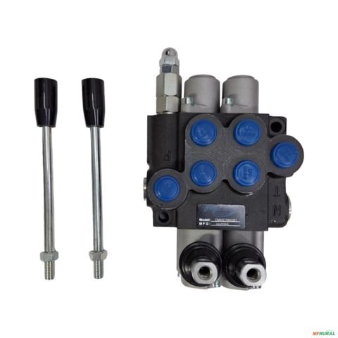 COMANDO HIDRAULICO MONOBLOCO 3/8 DUPLO 40 LTS-DUPLO 3040139 Imagem COMANDO HIDRAULICO MONOBLOCO 3/8 DUPLO 40 LTS-DUPLO 3040139