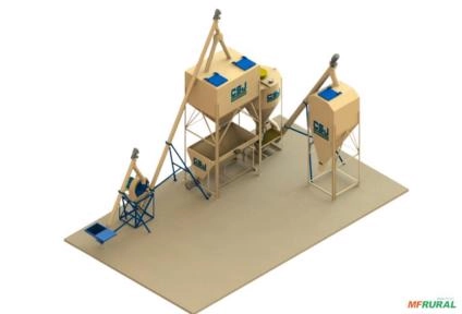 FÁBRICA DE RAÇÃO COMPACT-MIX MVS - CAPACIDADE 2000KG/H Imagem FÁBRICA DE RAÇÃO COMPACT-MIX MVS - CAPACIDADE 2000KG/H