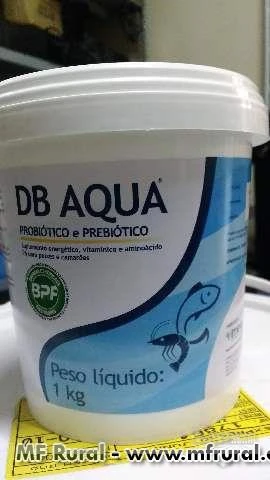 Probiótico e Prebiótico DB Aqua, para eliminar Algas, Lodo, Amônia dos tanques