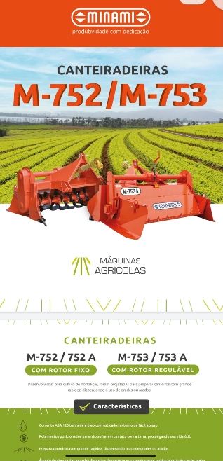 Imagem CANTERADEIRA MINAMI M 753 A Imagem CANTERADEIRA MINAMI M 753 A