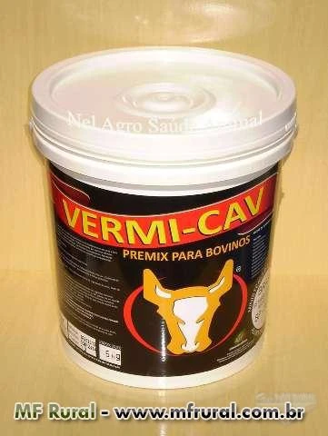 VERMI-CAV PREMIX PARA BOVINOS SEM STRESS SEM MANEJO- BD 05KG