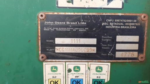 Imagem Plantadeira John Deere 1111 ano 2011 Imagem Plantadeira John Deere 1111 ano 2011