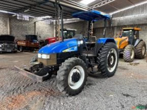 Trator New Holland TL75E 4x4 Ano 2008 raridade !!