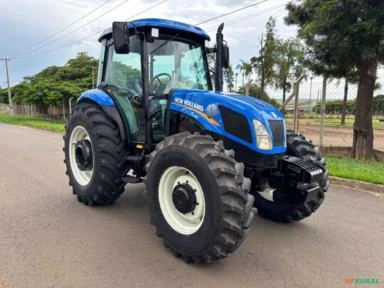 Trator New Holland TL85E 4X4 Ano 2018/2019 Cabinado original