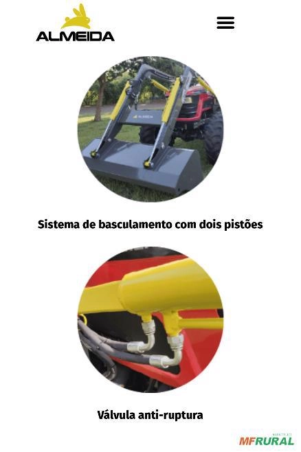 Imagem Conjunto de lâmina, concha e guincho de bag Marca: Almeida Imagem Conjunto de lâmina, concha e guincho de bag Marca: Almeida