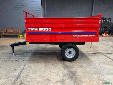 Imagem Carreta Metálica Agrícola basculante hidráulica nova Tadeu TMH 3000 Imagem Carreta Metálica Agrícola basculante hidráulica nova Tadeu TMH 3000