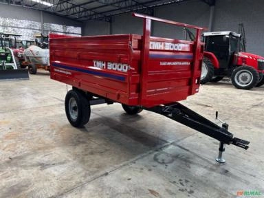 Imagem Carreta Metálica Agrícola basculante hidráulica nova Tadeu TMH 3000 Imagem Carreta Metálica Agrícola basculante hidráulica nova Tadeu TMH 3000
