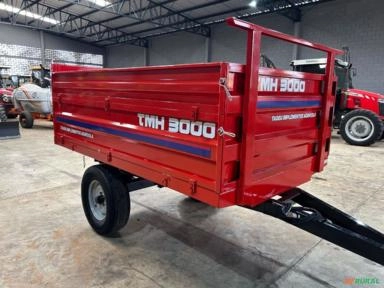 Imagem Carreta Metálica Agrícola basculante hidráulica nova Tadeu TMH 3000 Imagem Carreta Metálica Agrícola basculante hidráulica nova Tadeu TMH 3000