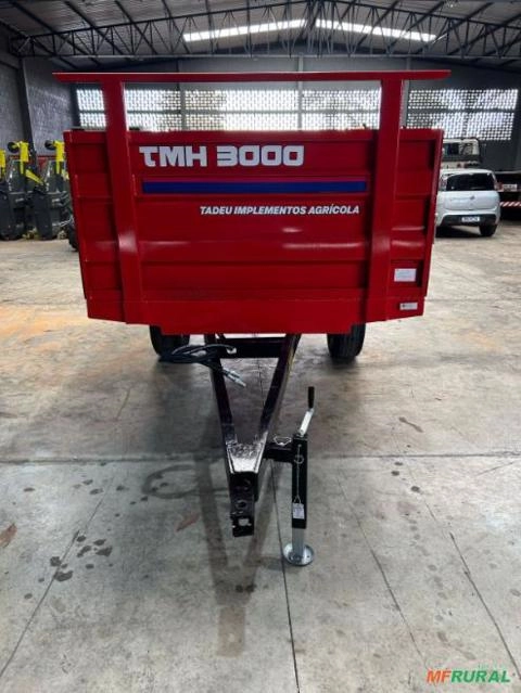 Imagem Carreta Metálica Agrícola basculante hidráulica nova Tadeu TMH 3000 Imagem Carreta Metálica Agrícola basculante hidráulica nova Tadeu TMH 3000