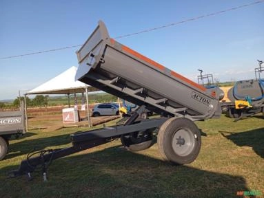 Carreta Metálica basculante hidráulica Acton CBMH 6000 Pedra Imagem Carreta Metálica basculante hidráulica Acton CBMH 6000 Pedra