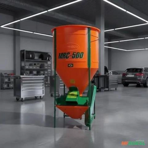 Misturador de ração Cremasco MRC-500 para 500 KG Imagem Misturador de ração Cremasco MRC-500 para 500 KG