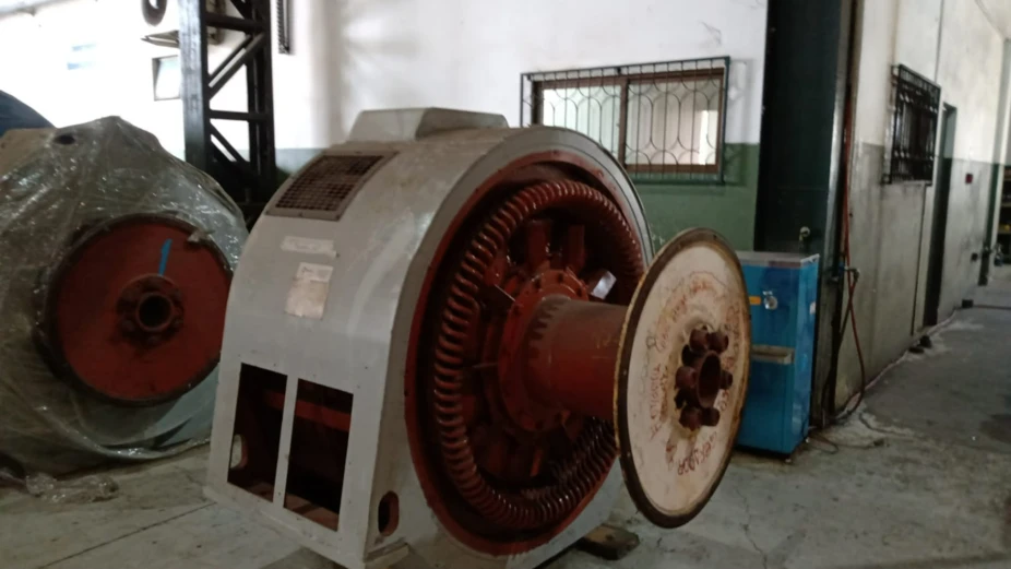 Gerador baixa rotação para Hidroelétrica - 2125 kva em 720 rpm