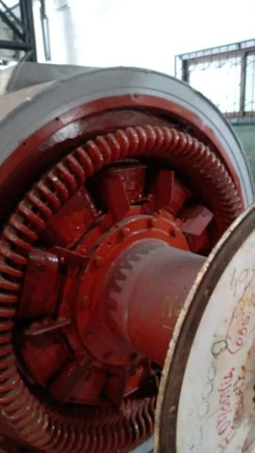 Gerador baixa rotação para Hidroelétrica - 2125 kva em 720 rpm