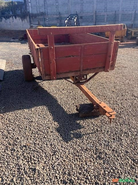 Carreta Agrícola Fixa de 2 Rodas Imagem Carreta Agrícola Fixa de 2 Rodas