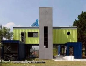 Casa Container Casa feita em Container Escritorio Loja em Santa Catarina