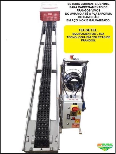 ESTEIRA PARA CARREGAMENTO DE FRANGOS Imagem ESTEIRA PARA CARREGAMENTO DE FRANGOS