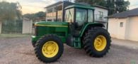 Trator Jon Deere 6605 4x4 ano 2006 Imagem Trator Jon Deere 6605 4x4 ano 2006