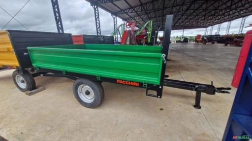 Imagem Reboque Agrícola 3.000kg - 01 eixo rodado simples c/pneus 7.50-16 marca Facchini Imagem Reboque Agrícola 3.000kg - 01 eixo rodado simples c/pneus 7.50-16 marca Facchini