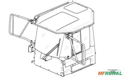 Imagem Cabine para caminhão articulado fora de estrada A30G A30F Imagem Cabine para caminhão articulado fora de estrada A30G A30F