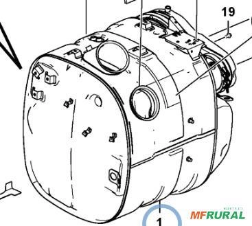 Imagem Silencioso Caminhão Volvo A30G A30F VOE23046480 Imagem Silencioso Caminhão Volvo A30G A30F VOE23046480