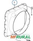 Imagem Defletor Caminhão Volvo A30G A30F VOE16849827 Imagem Defletor Caminhão Volvo A30G A30F VOE16849827