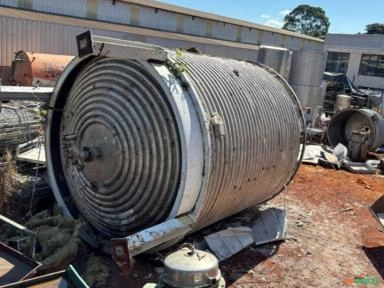 Tanque Reator Misturador Vaso de Pressão em Aço Inox 25m3 Imagem Tanque Reator Misturador Vaso de Pressão em Aço Inox 25m3