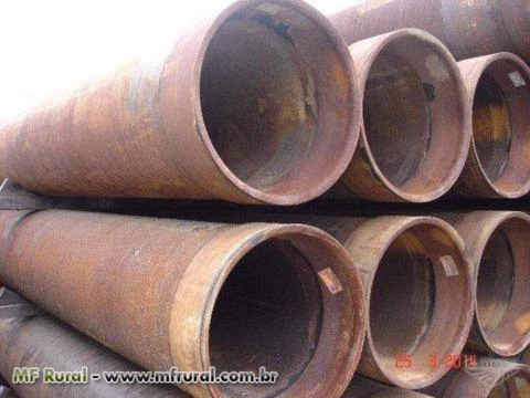 Tubos de Aço Usados, Semi- Novos e novos de 1/2 até 100 polegadas