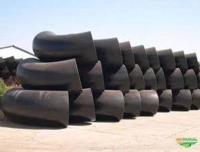 Curvas Aço Carbono   Curvas de Aço Inox  Sch e Curvas Calandradas  Curva gomada Fabricamos