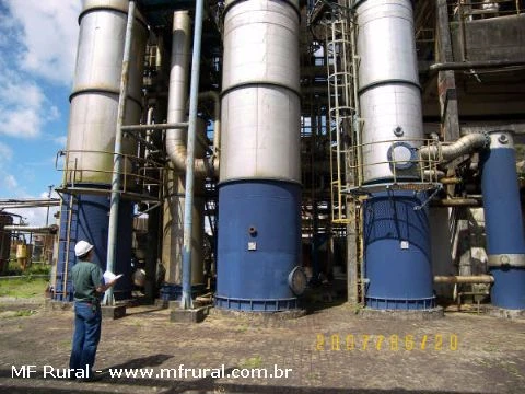 Destilaria Completa para 220 m³ Efetivo dia