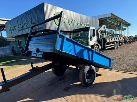 Carreta 2 Rodas Basculante Imagem Carreta 2 Rodas Basculante