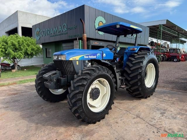 New Holland 7630 4x4 ano 2008 Imagem New Holland 7630 4x4 ano 2008