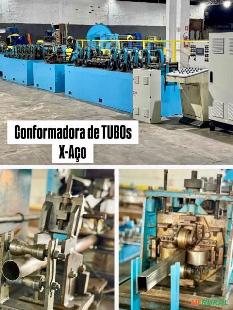 Conformadora de Tubo Metalon Aço Imagem Conformadora de Tubo Metalon Aço