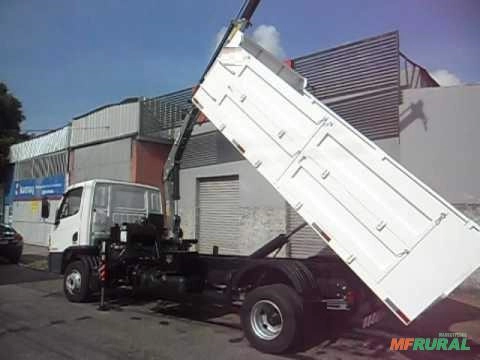 Imagem Caçamba Graneleira com Abertura Lateral e Trazeira Fundo Imagem Caçamba Graneleira com Abertura Lateral e Trazeira Fundo