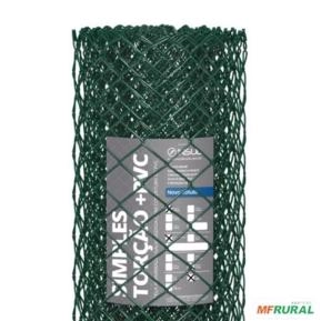 Tela Alambrado Revestida PVC Verde Fio 14 Malha 7.6cm Tela Alambrado Revestida PVC Verde Fio 14 Malha 7.6cm