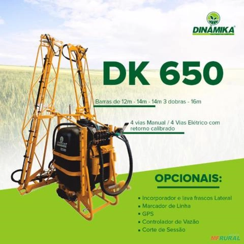 PULVERIZADOR DK650 COM BARRA HIDRÁULICA Imagem PULVERIZADOR DK650 COM BARRA HIDRÁULICA