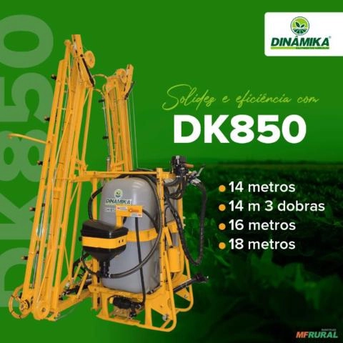 PULVERIZADOR COM BARRAS HIDRAULICAS DK850 Imagem PULVERIZADOR COM BARRAS HIDRAULICAS DK850