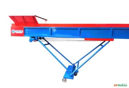 Imagem Esteira com Ajuste de Altura nas Duas Extremidades Imagem Esteira com Ajuste de Altura nas Duas Extremidades