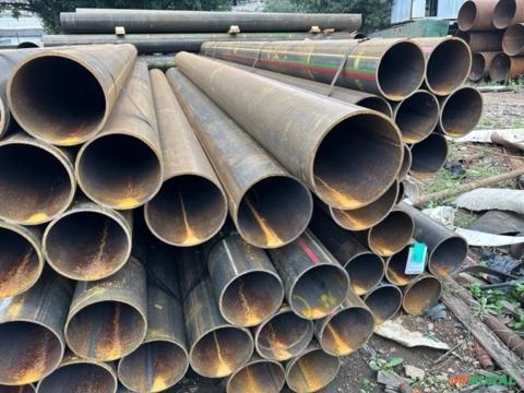 Imagem TUBOS DE AÇO CARBONO DE 10 3/4” (273,1 MM) x 0,260” (6,60 MM) x +/- 6,0 MTS Imagem TUBOS DE AÇO CARBONO DE 10 3/4” (273,1 MM) x 0,260” (6,60 MM) x +/- 6,0 MTS