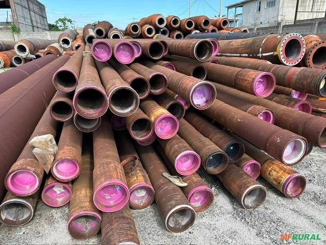 TUBOS DE AÇO CARBONO DE 9 5/8” (244,5 MM) x 0,545” (13,84 MM) x +/- 12,3 MTS Imagem TUBOS DE AÇO CARBONO DE 9 5/8” (244,5 MM) x 0,545” (13,84 MM) x +/- 12,3 MTS