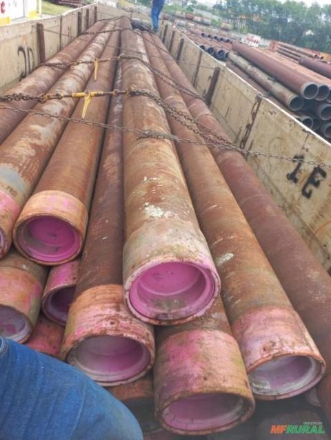 Imagem TUBOS DE AÇO CARBONO DE 11 3/4” (298,5 MM) X 0,489” (12,42 MM) X +/- 13,7 MTS Imagem TUBOS DE AÇO CARBONO DE 11 3/4” (298,5 MM) X 0,489” (12,42 MM) X +/- 13,7 MTS