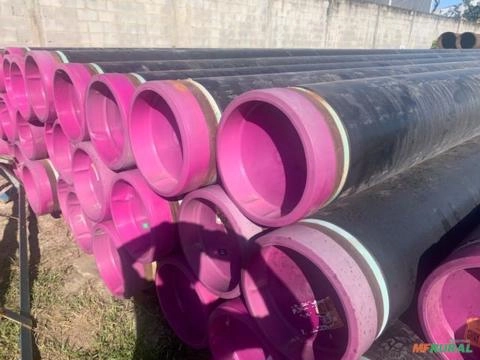 Imagem TUBOS DE AÇO CARBONO DE 16” (406,4 MM) x 0,886” (22,5 MM) x +/- 12,3 MTS Imagem TUBOS DE AÇO CARBONO DE 16” (406,4 MM) x 0,886” (22,5 MM) x +/- 12,3 MTS