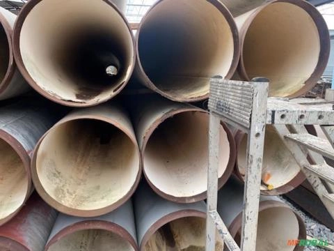 Imagem TUBOS DE AÇO CARBONO DE 34” (863,6 MM) x 0,375” (9,53 MM) x +/- 12,2 MTS Imagem TUBOS DE AÇO CARBONO DE 34” (863,6 MM) x 0,375” (9,53 MM) x +/- 12,2 MTS