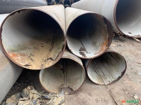 Imagem TUBOS DE AÇO CARBONO DE 34” (863,6 MM) x 0,375” (9,53 MM) x +/- 12,2 MTS Imagem TUBOS DE AÇO CARBONO DE 34” (863,6 MM) x 0,375” (9,53 MM) x +/- 12,2 MTS