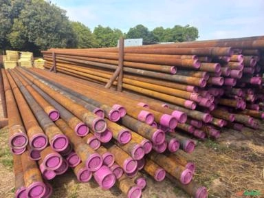 TUBOS DE AÇO CARBONO DE 5 ½” (139,7 MM) X 7,0 MM X 12,3 MTS Imagem TUBOS DE AÇO CARBONO DE 5 ½” (139,7 MM) X 7,0 MM X 12,3 MTS