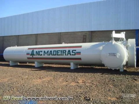 AUTOCLAVE PARA TRATAMENTO DE MADEIRA