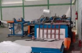 Maquina de corte de tecido de ráfia