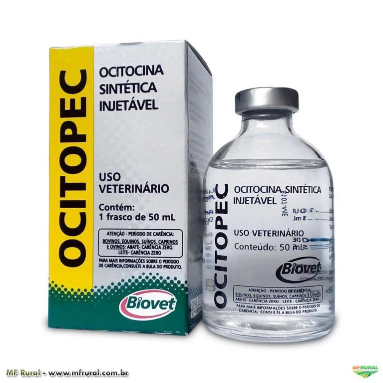 Ocitopec Injetável - Ocitocina - Biovet - 50 Ml