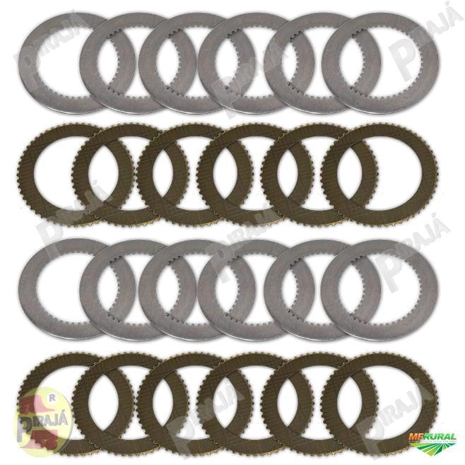 KIT DE DISCOS DA TRANSMISSÃO - 11144486 L110E, L120E, L150E, L180E  VOLVO Imagem KIT DE DISCOS DA TRANSMISSÃO - 11144486 L110E, L120E, L150E, L180E  VOLVO