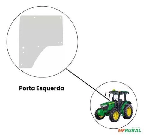 Vidro Da Porta Esquerda Trator John Deere 7715 Imagem Vidro Da Porta Esquerda Trator John Deere 7715