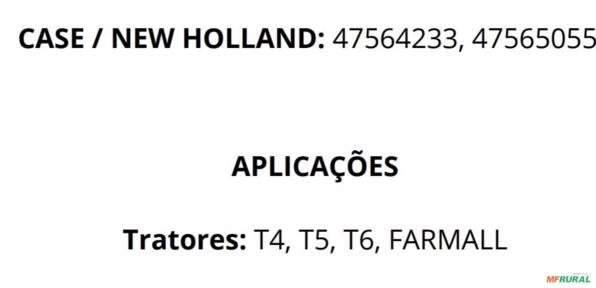 Imagem Filtro de Carvão Ativado para Tratores CASE - NEW HOLLAND - 47564233, 475665055 Imagem Filtro de Carvão Ativado para Tratores CASE - NEW HOLLAND - 47564233, 475665055